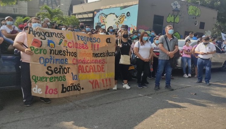 Asinort protestó y la Secretaría de Educación los escuchó. / Foto: Cortesía / La Opinión 