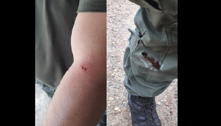 El Eln también atacó la caravana de seguridad del general Óscar Moreno, dejando dos policías heridos.