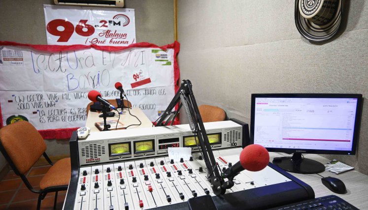 Atalaya FM 96.2, emisora comunitaria de la ciudad de Cúcuta. Foto: Jorge Ivan Gutierrez