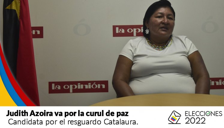 Judith Azoira, excacica gobernadora del resguardo Catalaura./Foto Pablo Castillo