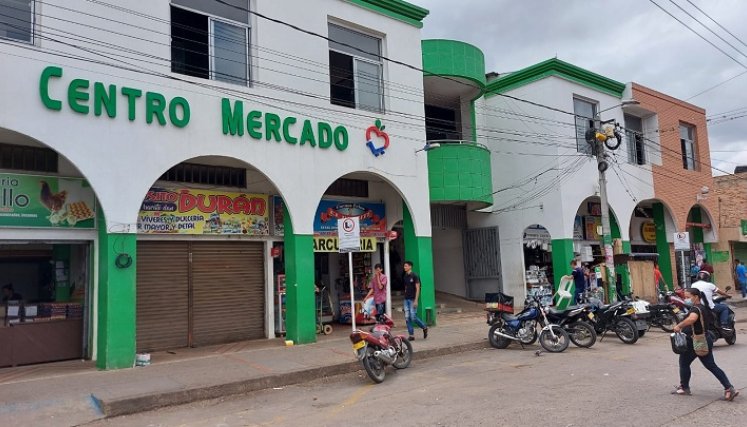 Grandes pérdidas económicas se registran en la plaza de mercado de Ocaña durante los tres días del paro armado del ELN. / Foto: Cortesía / La Opinión 