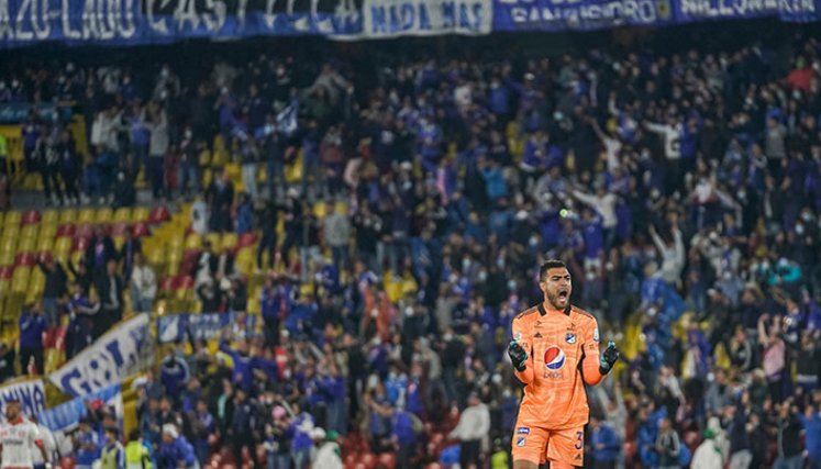 Álvaro Montero, guardameta de Millonarios. 