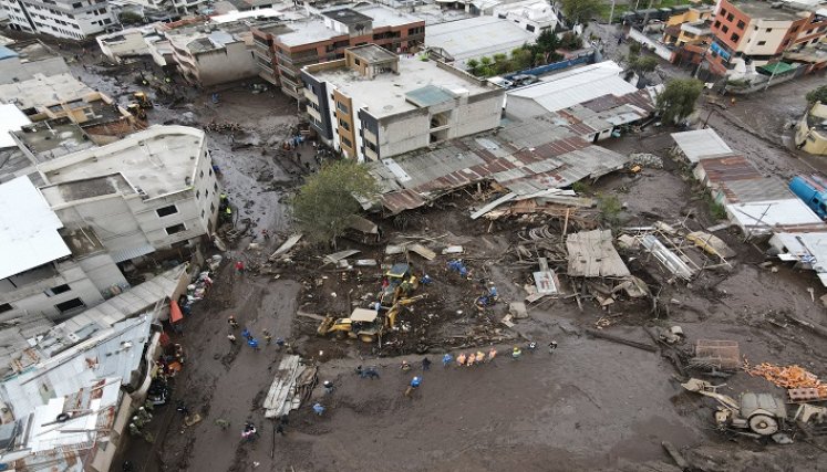 Aluvión ocasionó tragedia en Ecuador 