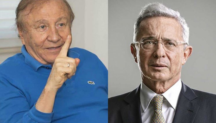 Rodolfo Hernández y Álvaro Uribe