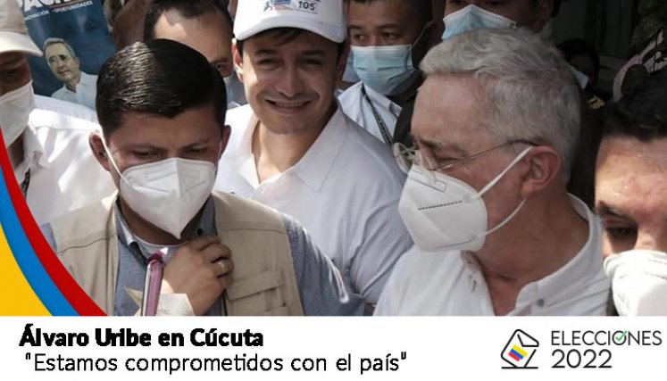 Álvaro Uribe en Cúcuta.