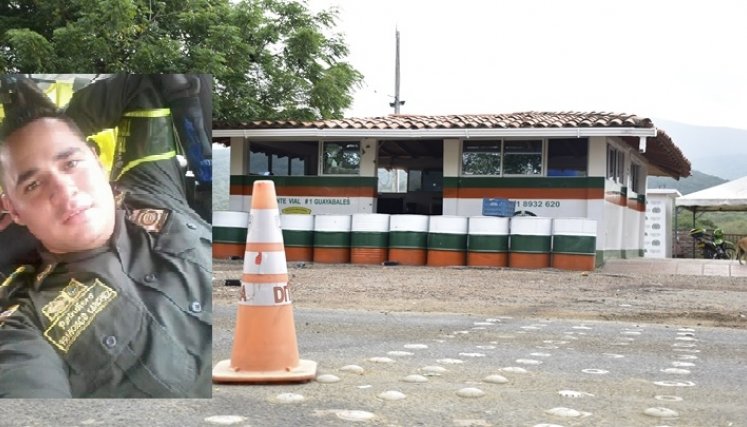 El patrullero Francisco Sánchez murió de un tiro.