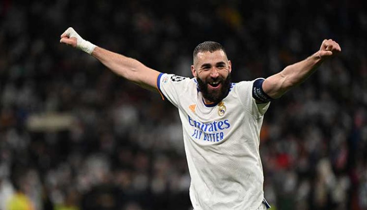 El francés Karim Benzema fue la gran figura este miércoles del Real Madrid.