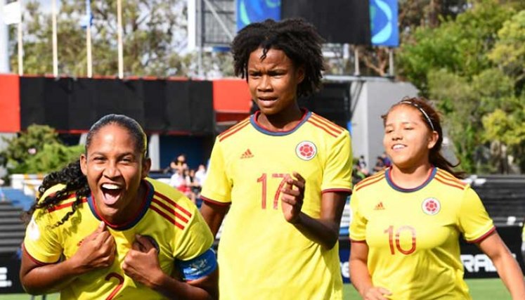 Gran campaña hace la selección Sub-17 femenina de Colombia en Montevideo. 