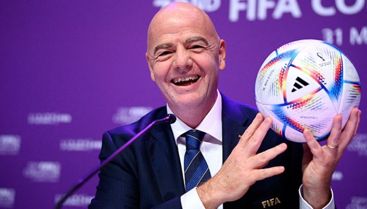 Gianni Infantino, presidente de la FIFA. 