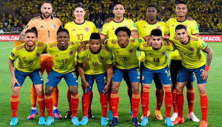 Selección Colombia en las Eliminatorias a Catar 2022. 