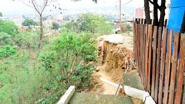 En el barrio 28 de febrero se construirá un muro de contención/Foto cortesía