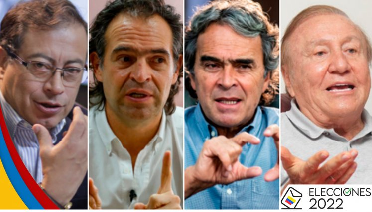 Candidatos presidenciales.