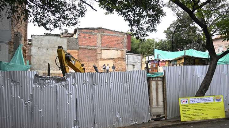 Casa Alemana demolida en el barrio El Páramo. (Foto:Cortesía Corpopatrimonio)