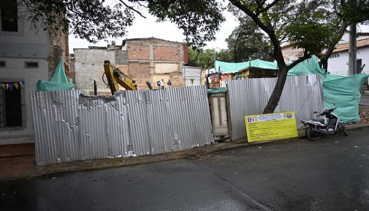 Casa Alemana demolida en el barrio El Páramo. (Foto:Jorge Gutiérrez)