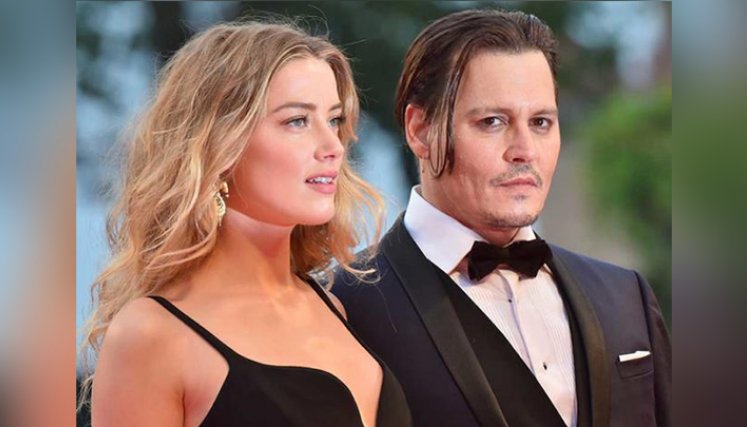 Johnny Depp y  Amber Heard