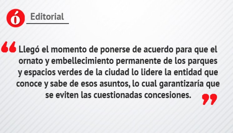 Editorial sobre jardines en Cúcuta