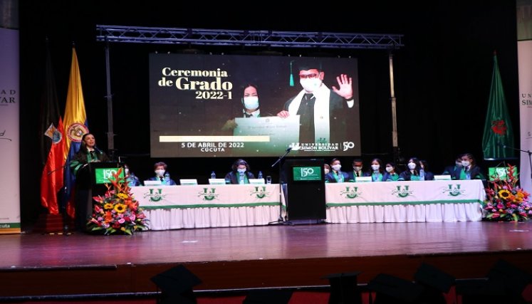La ceremonia se desarrolló de manera presencial. / Foto: Cortesía / La Opinión 