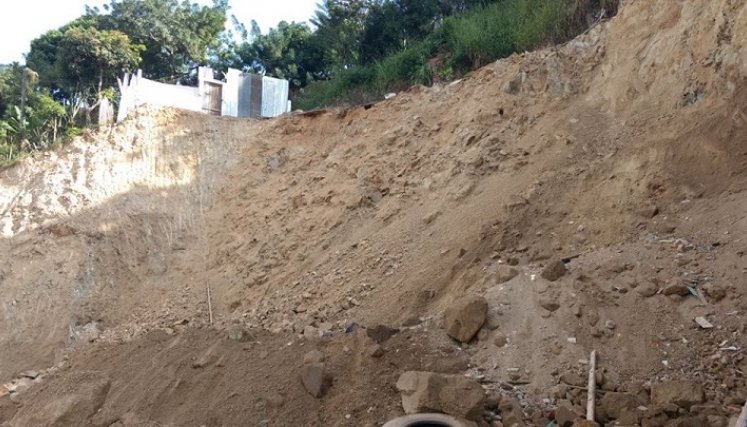 Las autoridades hacen inspección ocular en los sitios más críticos.
