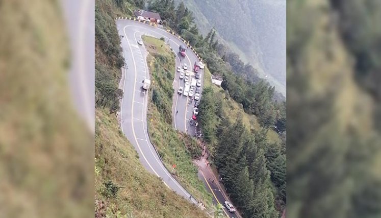  Hay cierre total de la vía Pamplona - Bucaramanga