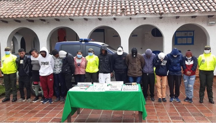 Los Infames capturados en Pamplona.