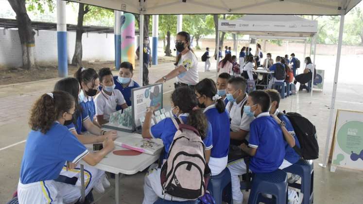 Museo móvil recorrió cuatro colegios de Cúcuta./Foto: Pablo Castillo - La Opinión