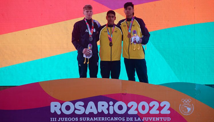 Ángel Barajas, Suramericanos de la Juventud 2022. 