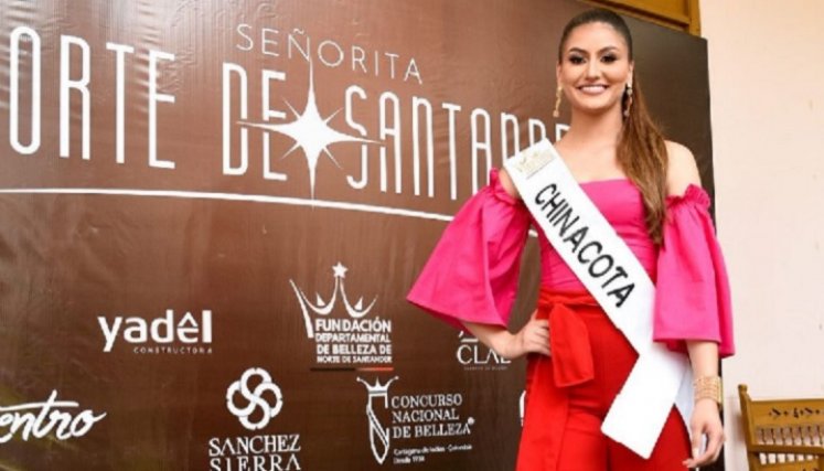 Liz Zamara Yanquen, embajadora de Chinácota