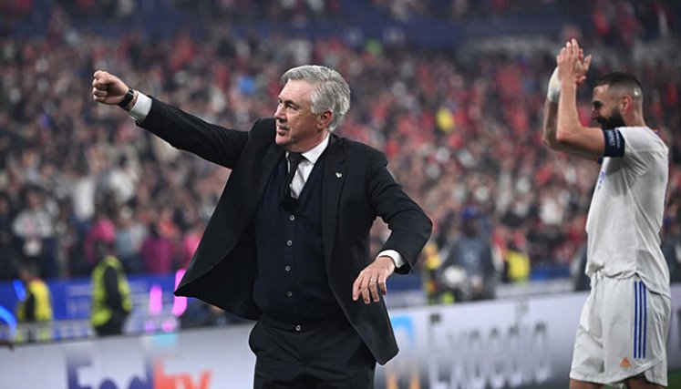 Carlo Ancelotti, técnico del Real Madrid. 