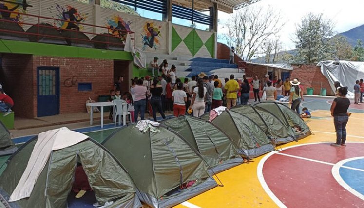 Desplazamiento en Colombia.