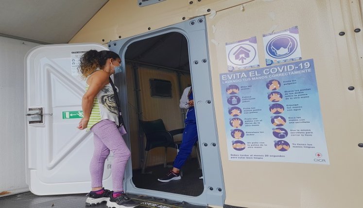 Medianamente en Táchira se mantiene el uso del tapabocas. / Foto: Anggy Polanco / La Opinión 