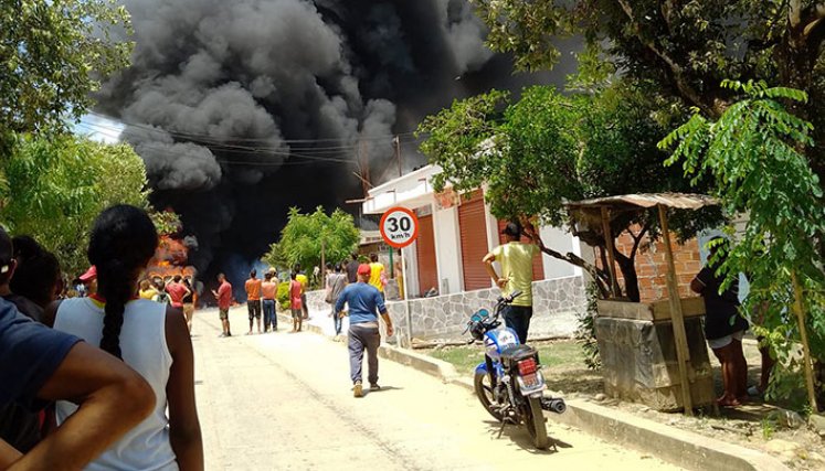 Incendio en Campo Dos. 
