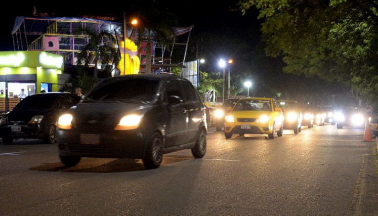 Seguidores de Rodolfo en caravana