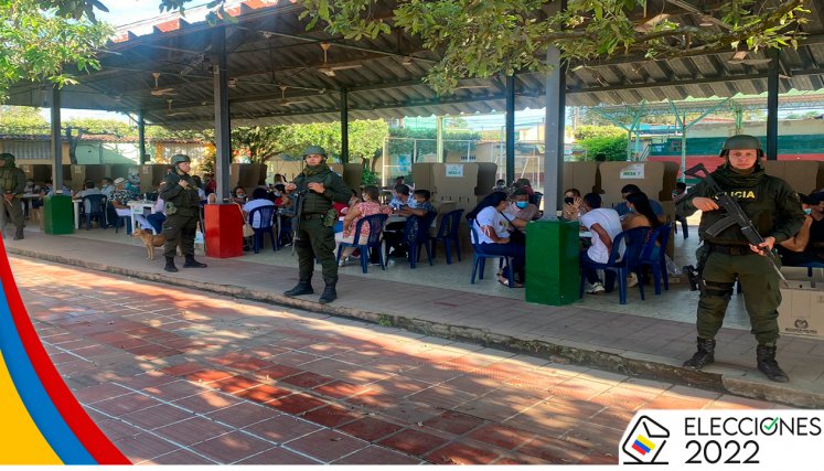 Seguridad en la jornada electoral.