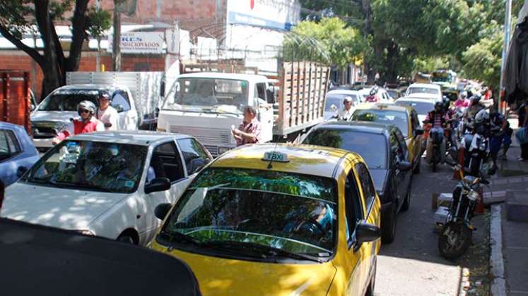 El departamento tiene registrado un parque automotor de 371.477 vehículos./Foto archivo