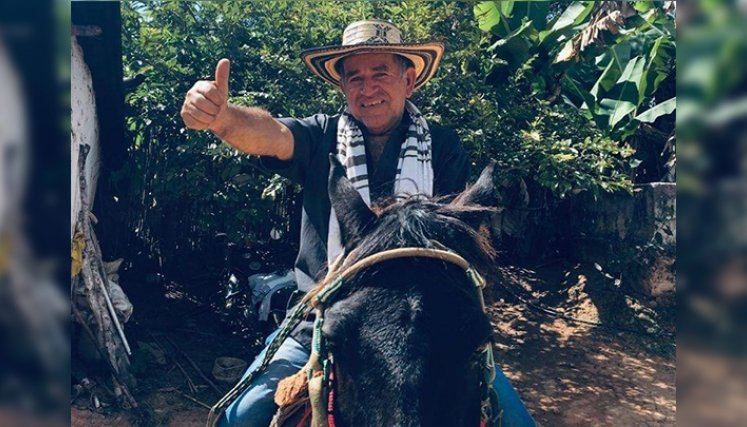 Roque Bayona, ciudadano secuestrado en zona rural de Ocaña./Foto: cortesía
