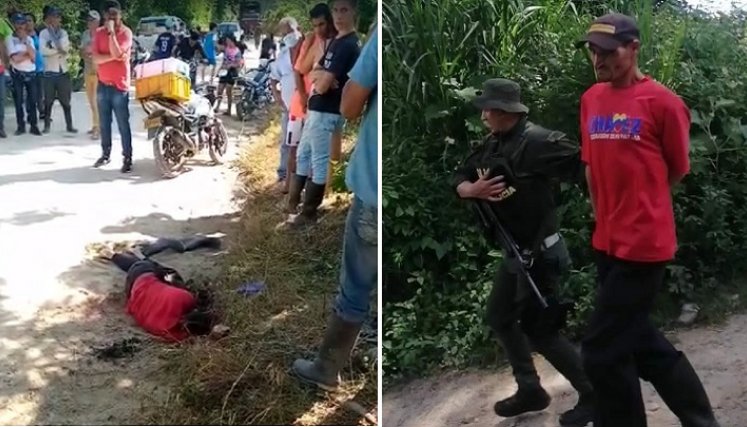 El presunto homicida fue asesinado por una turba enfurecida.