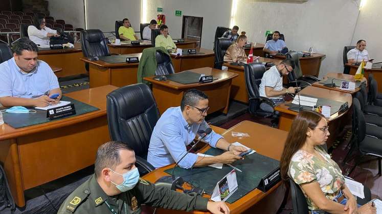 Concejo le adelantó ayer un control a la Policía Metropolitana./Foto cortesía/La Opinión