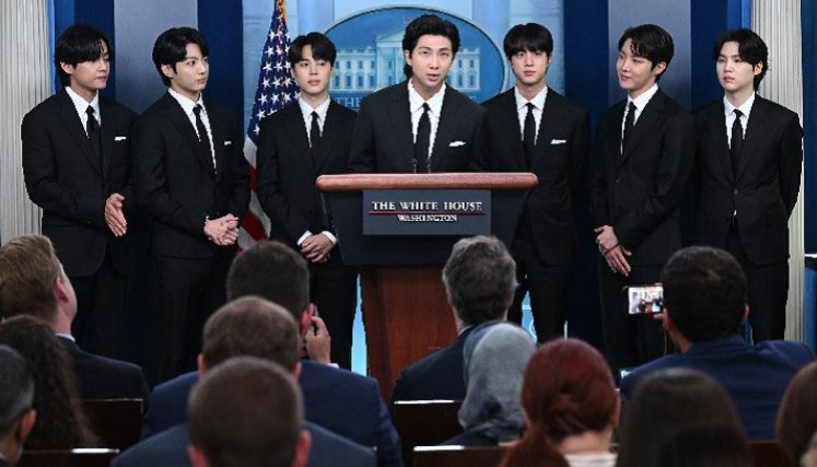 Los reyes del K-Pop denuncian el racismo durante visita a la Casa Blanca