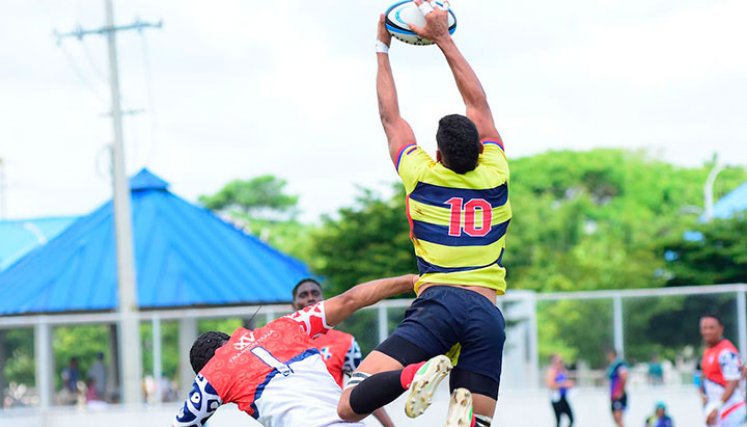 Alain Altahona en los Juegos Bolivarianos. 