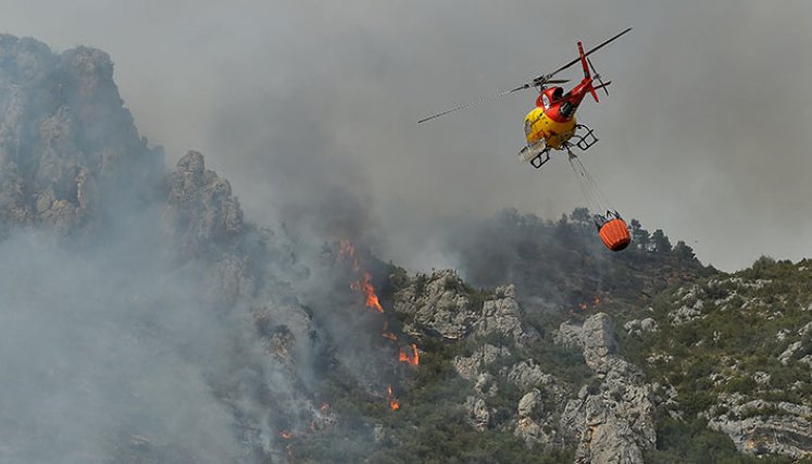 Incendio forestal en España