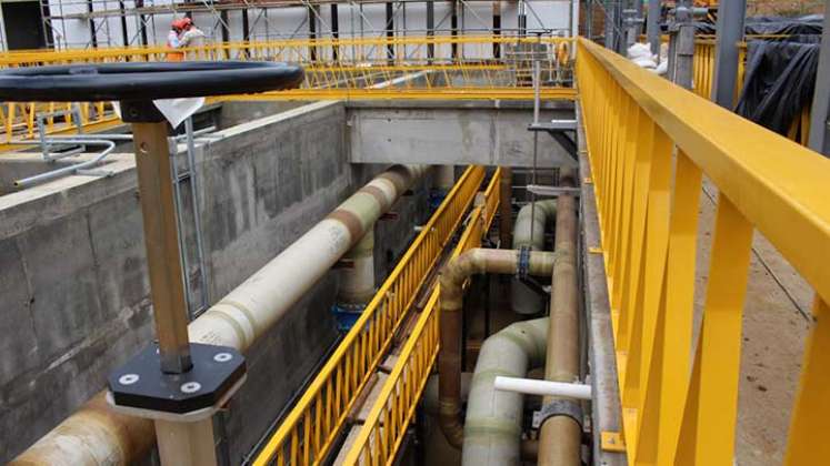 Planta de captación de agua en San Cayetano/Foto Cortesía