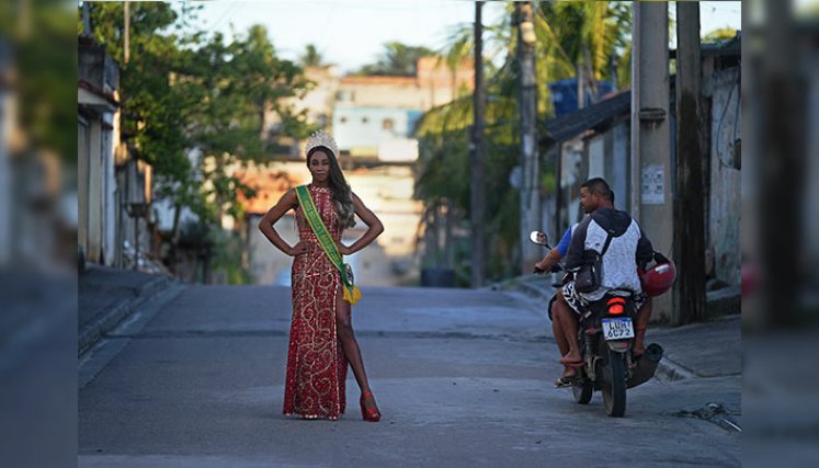 Brasileña se sobrepone al odio y sueña con coronarse en 'Miss Universo Trans'./Foto: AFP