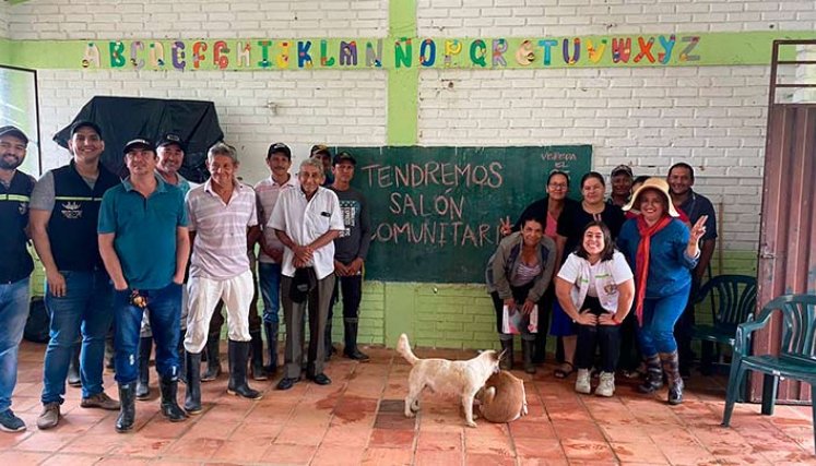 Salón Comunal de la vereda el Veinticinco/Foto cortesía