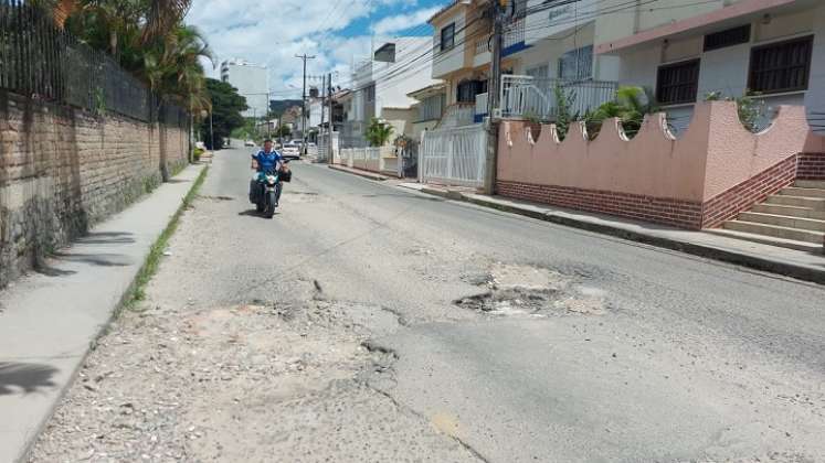 Por la acción del invierno la malla vial del municipio de Ocaña se encuentra en precarias condiciones.     