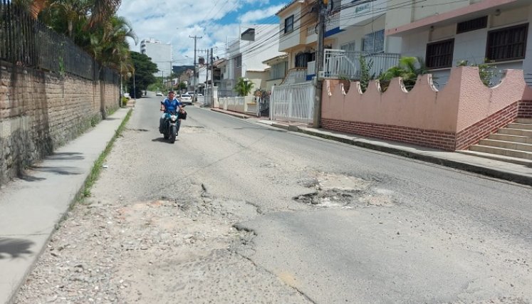 Por la acción del invierno la malla vial del municipio de Ocaña se encuentra en precarias condiciones.     
