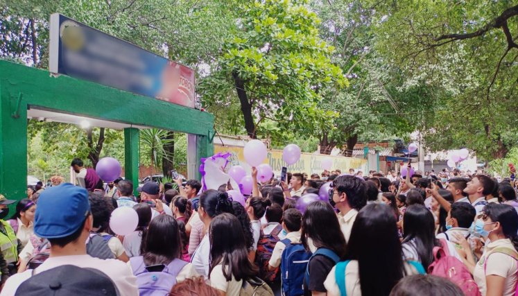 Estudiantes protestan 