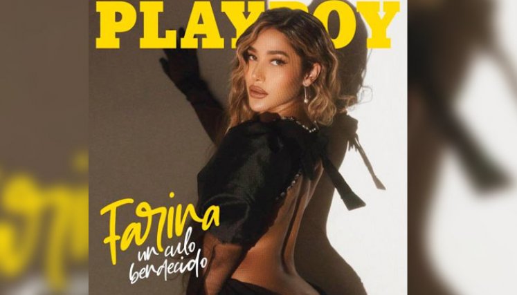 Farina debuta en la portada de la revista Playboy