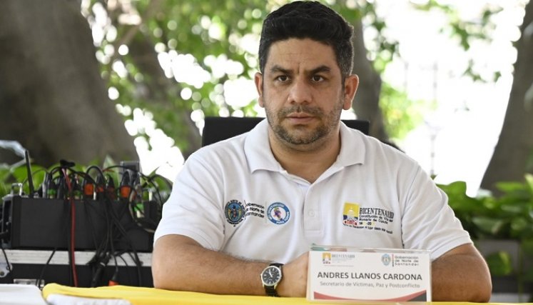 Andrés Llanos, secretario departamental de Víctimas.