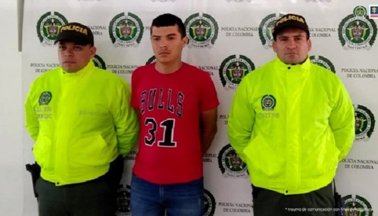 Lo capturaron por hurto calificado y agravado.