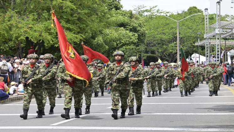 Las Fuerzas Militares hicieron una demostración de sus capacidades.